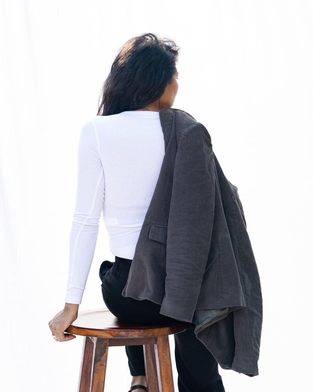 Dark Green  Corduroy Coat