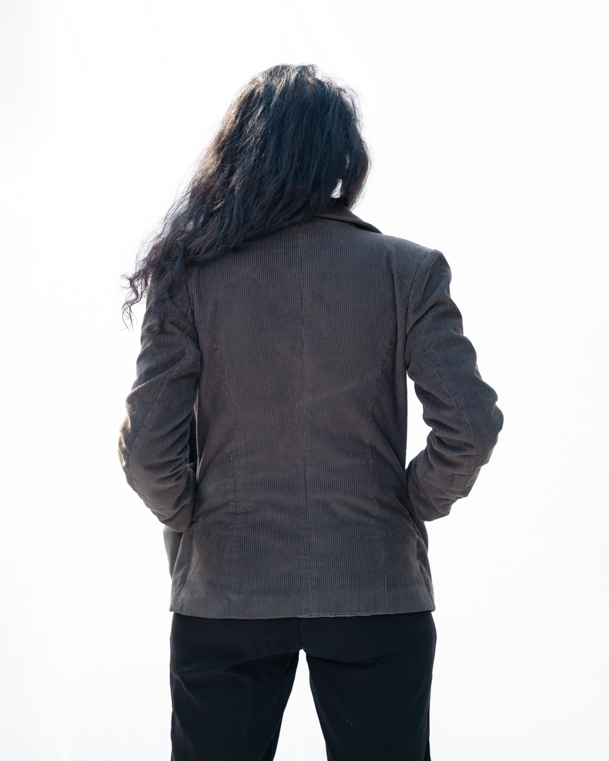 Dark Green  Corduroy Coat