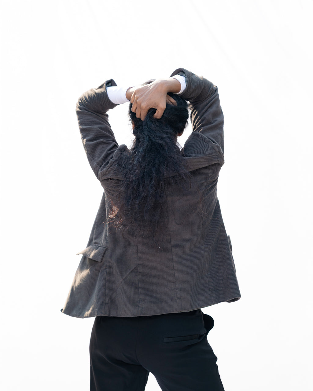 Dark Green  Corduroy Coat