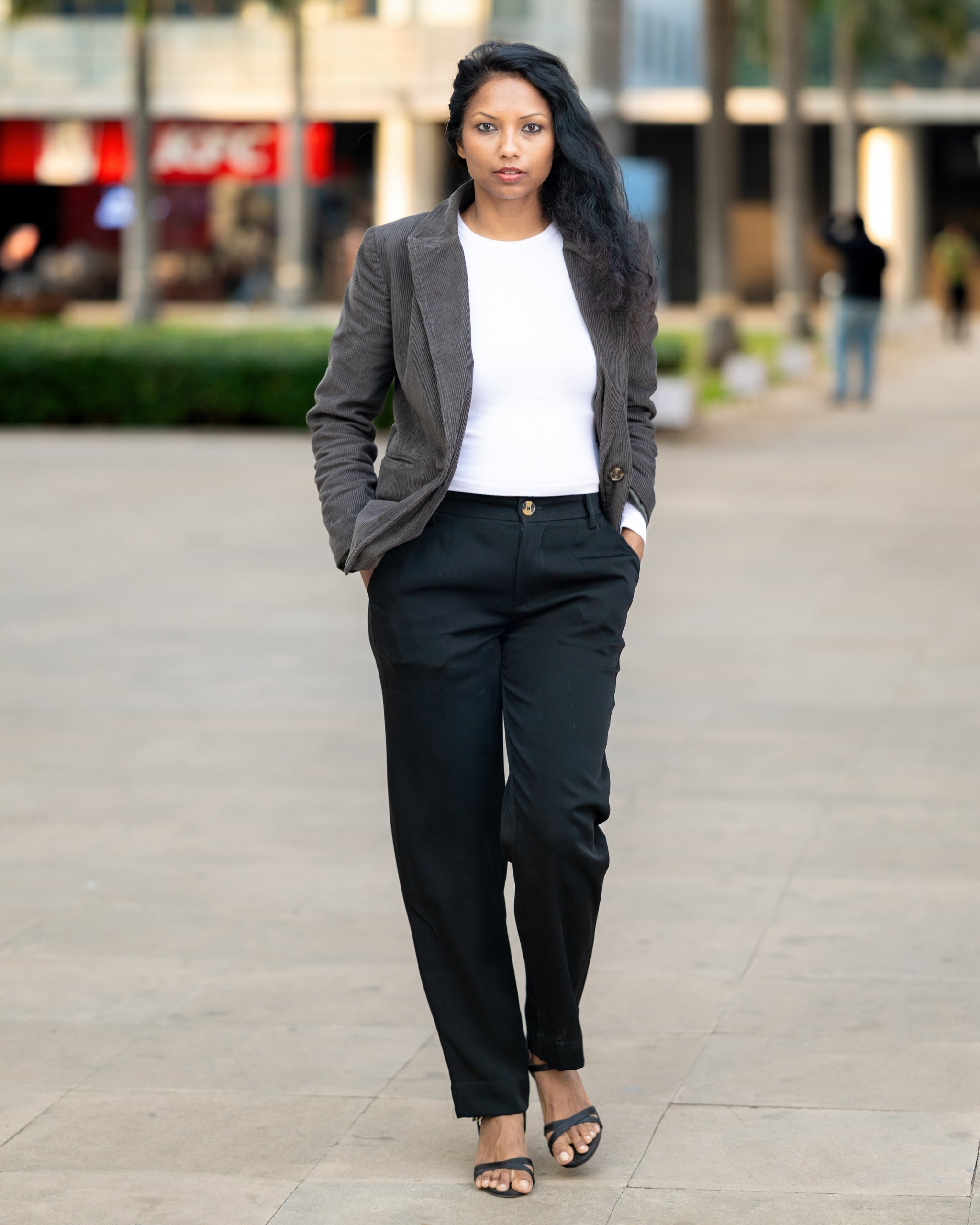 Dark Green  Corduroy Coat