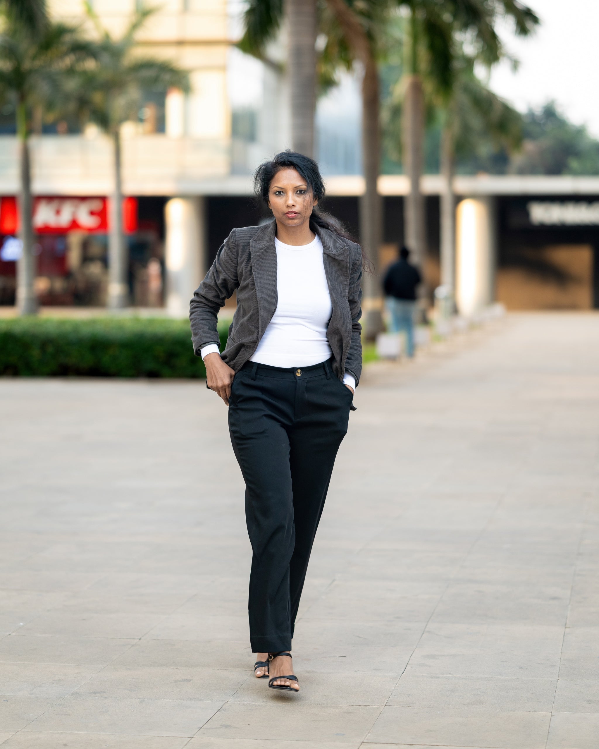 Dark Green  Corduroy Coat