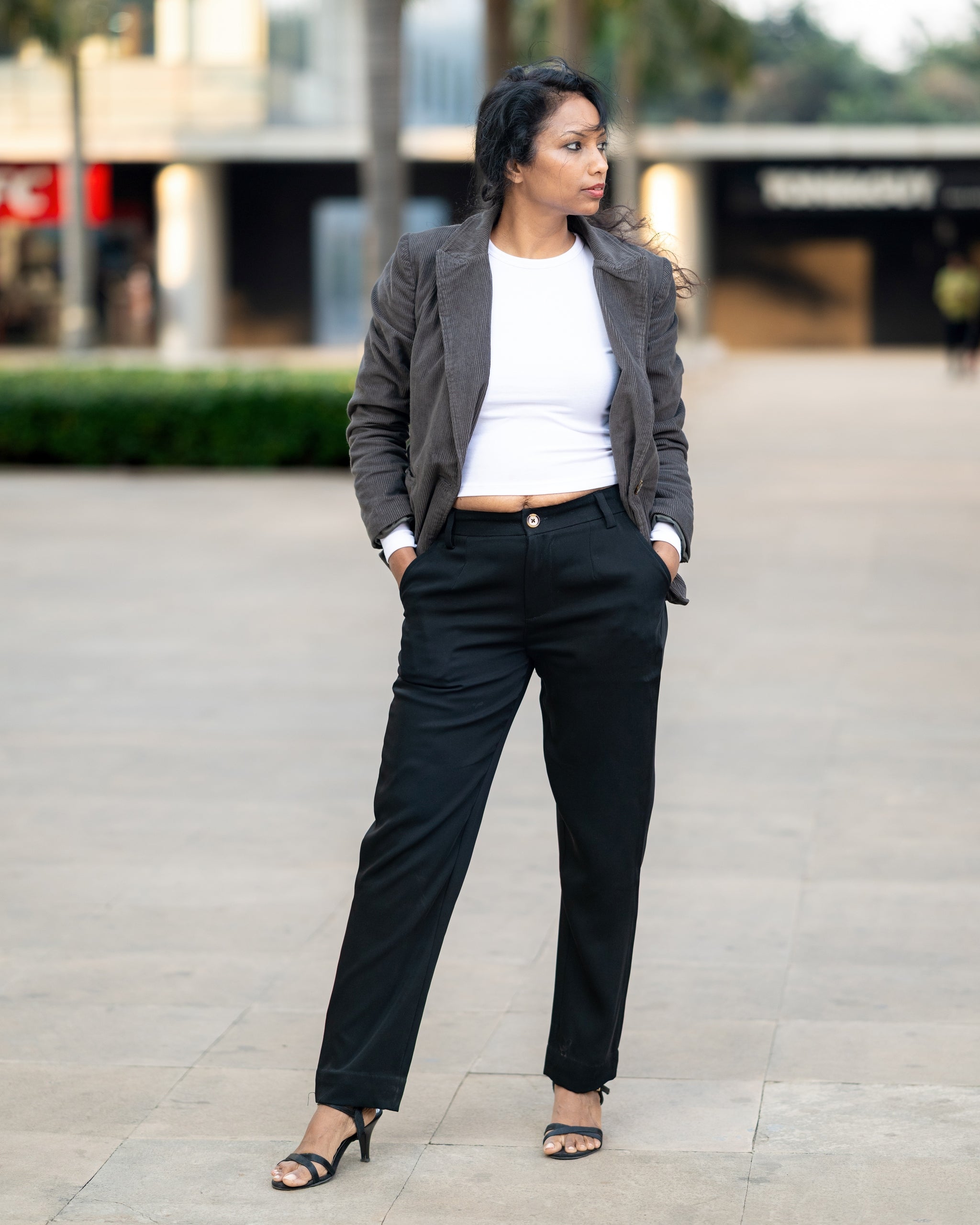 Dark Green  Corduroy Coat