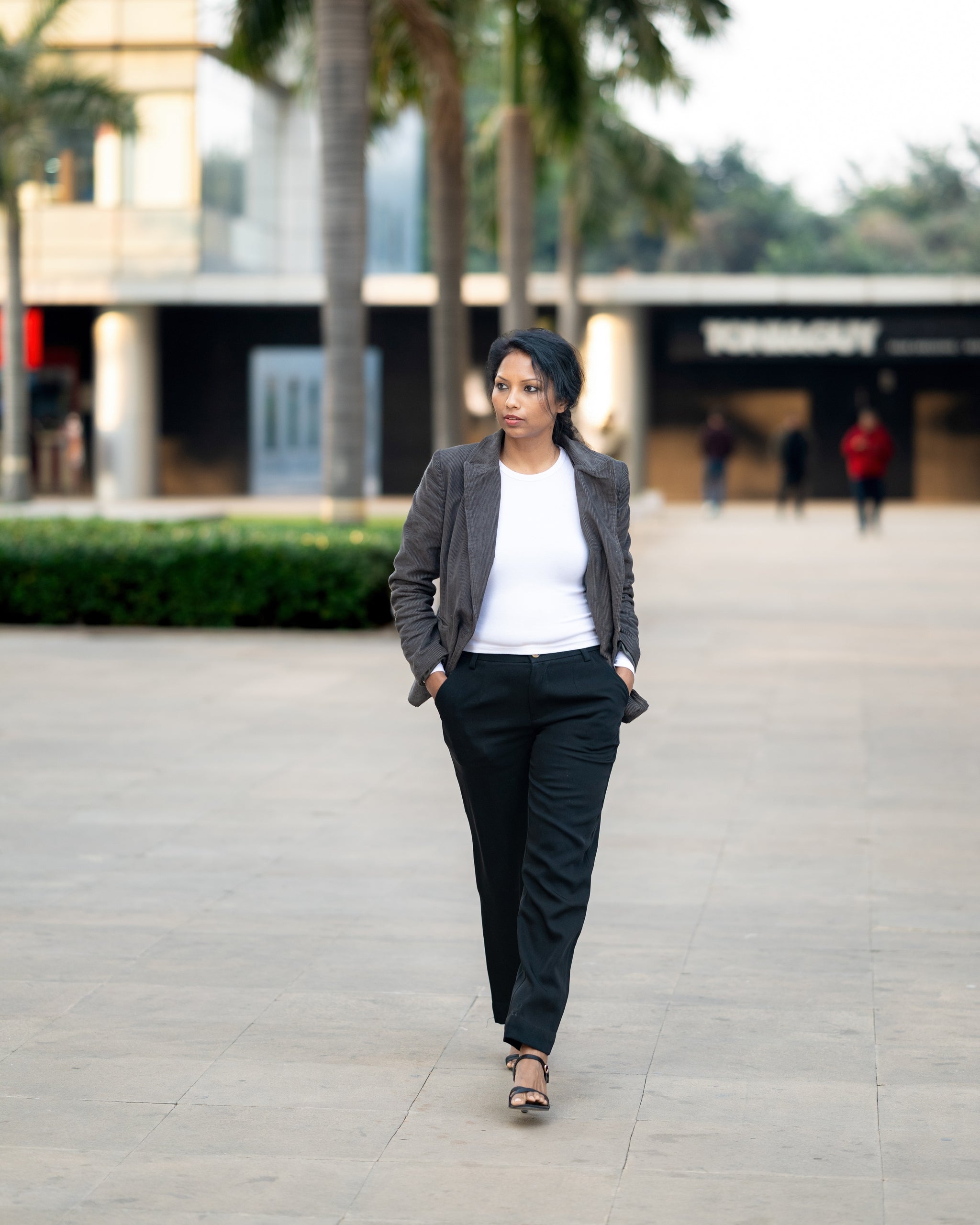 Dark Green  Corduroy Coat