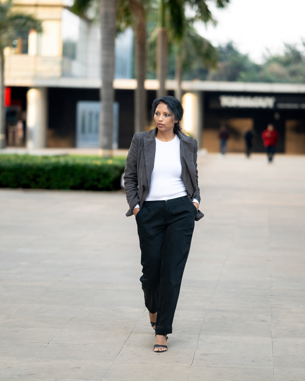 Dark Green  Corduroy Coat